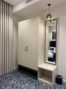Postel nebo postele na pokoji v ubytování فندق تارا بلس Tara Plus Hotel