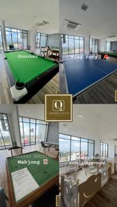 Biliár nebo kulečník v ubytování Luxury 5 Star The Podium Apartment Stay by Q Homestay Kuching