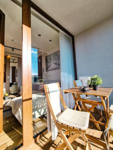 Predel za sedenje v nastanitvi Borovi Deluxe Suite