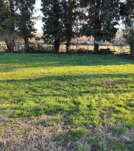 Κήπος έξω από το Emplacement camping car chez agriculteur branchement électrique