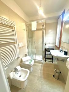 Koupelna v ubytování B&B Fortuny