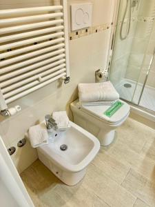 Koupelna v ubytování B&B Fortuny