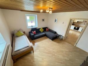 Posezení v ubytování Ferienwohnung Rauchkofelblick