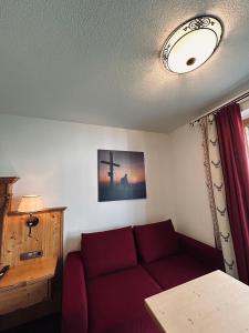 Posezení v ubytování Ferienhaus Klocker