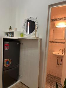 Koupelna v ubytování L oiseau bleu