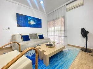 Posezení v ubytování L oiseau bleu