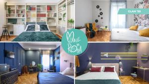 Posteľ alebo postele v izbe v ubytovaní GLAM 50 - Exlusive Penthouse in the Heart of Rome