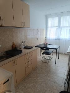 Kuchyň nebo kuchyňský kout v ubytování Apartman Vuković