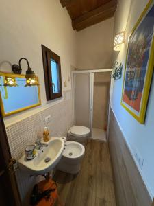 Ένα μπάνιο στο Villa Zoe