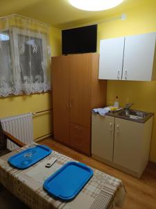 Køkken eller tekøkken på Dékány vendégház