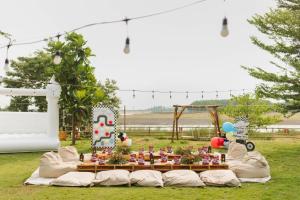 Zahrada ubytování Lac Glamping Trian Lake