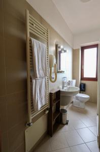 Koupelna v ubytování Hotel Erbaluce