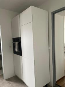 Kuchnia lub aneks kuchenny w obiekcie Orchideen Apartment