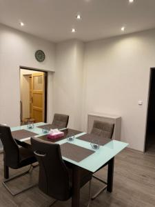 Istumisnurk majutusasutuses Apartmán Hájovna
