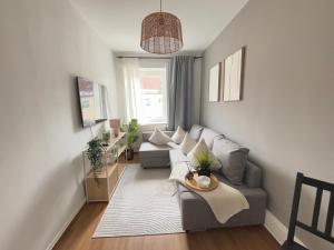 Posezení v ubytování 3 Zimmer - city -Parkplatz - MalliBase Apartments