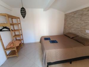 เตียงในห้องที่ Flat Maresias Beira Mar +20 ภาพ