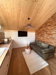 TV a/nebo společenská místnost v ubytování Le Mélèze, chaleureux appartement 4pers près de Genève & Annecy