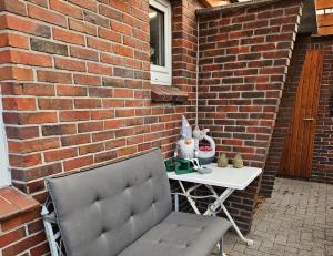 Posezení v ubytování Ferienhaus Voß