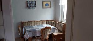 Posezení v ubytování Ferienhaus Voß