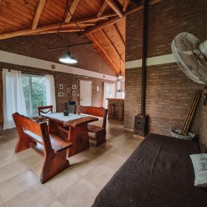 Posezení v ubytování Cabañas Estilo RG