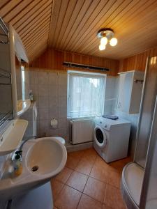 Koupelna v ubytování Ferienhaus Voß