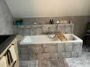 Koupelna v ubytování B&B Schaliëndak + 7 fotografií