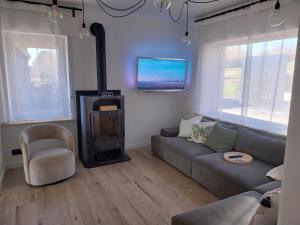 Posezení v ubytování Vakantiewoning Yade
