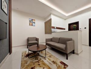 Posezení v ubytování Delta Hotel Suites