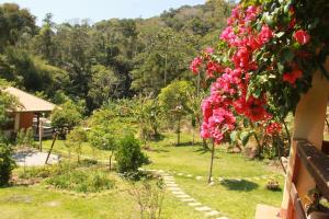 Um jardim em Pousada Ribeirao da Floresta