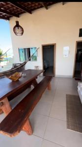 En balkon eller terrasse på Rancho Tertúlia Lago Corumbá IV