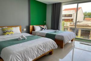 Postel nebo postele na pokoji v ubytování Dao tien Homestay