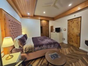 TV a/nebo společenská místnost v ubytování Hygge Home Manali