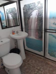 Koupelna v ubytování Doña Mary Caribbean House