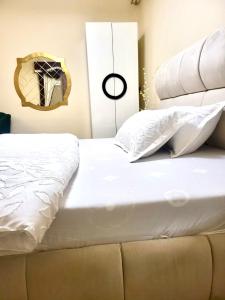 Postel nebo postele na pokoji v ubytování Vistahome