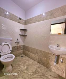 Koupelna v ubytování Urban Suites