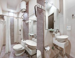 Koupelna v ubytování New Ammby Inn - Lajpat Nagar