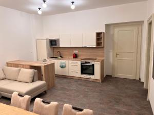 Kuchyň nebo kuchyňský kout v ubytování Pearl Bee Deluxe Suites