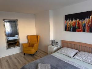 Posteľ alebo postele v izbe v ubytovaní Apartment Ella Mare