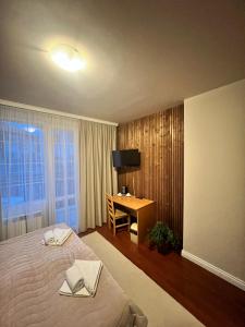 TV a/nebo společenská místnost v ubytování Zasheva Kushta Guesthouse
