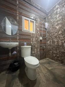 Koupelna v ubytování D-Travelers Inn