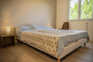 Postel nebo postele na pokoji v ubytování Magnifique appartement entre lac et montagne