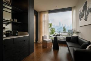 Posezení v ubytování Chongqing Wuyu Shanxing Hotel