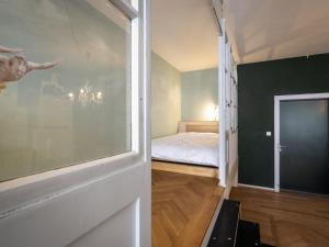 Postel nebo postele na pokoji v ubytování Impulszentrum Holdenweid, 4434 Hölstein
