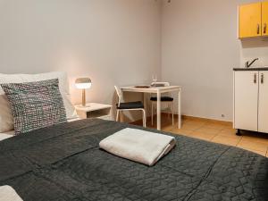 Kuchyň nebo kuchyňský kout v ubytování ELSO apartments