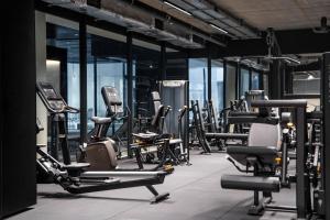 Fitness centrum a/nebo fitness zařízení v ubytování Shellter Hotel Resort & Spa