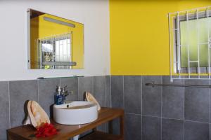 Ένα μπάνιο στο Nid'Aigle Lodge