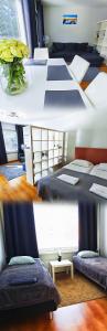 Khu vực ghế ngồi tại 3-room apartment in Oulu center, parking