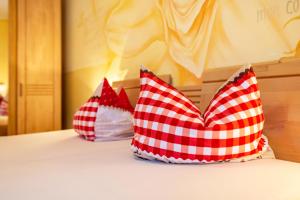 Voodi või voodid majutusasutuse SCHUSTERjunge Aparthotel toas