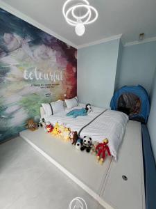 Postel nebo postele na pokoji v ubytování Sandbank Dream
