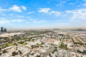 Utsikt over Dubai, enten fra leiligheten eller fra et annet sted